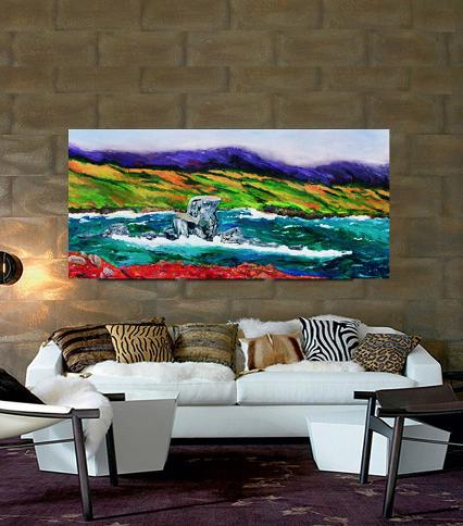 seascape,decorating with real art,wall art