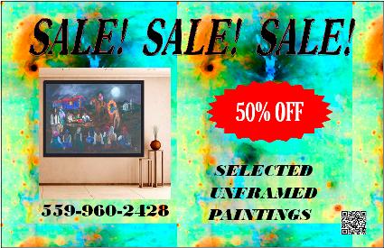 retired paintings sale 50% off