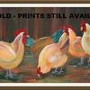 SOLD--PRINTS AVAILABLE Barnyard Ballet