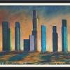 Dawn's Early Light 18hx24w - Cityscape