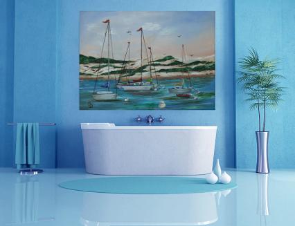 seascapes,wall art,decorating with original art
